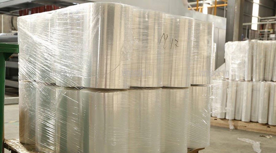 Màng quấn pallet trong suốt đóng gói hàng hóa