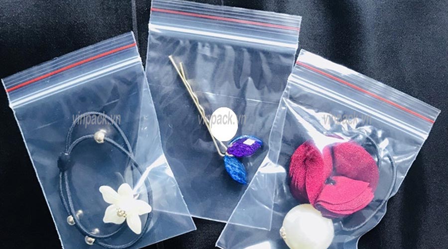 túi zip chỉ đỏ, túi zip bạc, túi zip trong suốt, túi zip khóa kéo, túi zip có quai, túi zipper