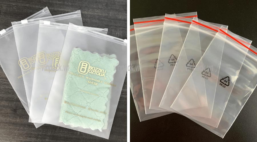 túi zip chỉ đỏ, túi zip bạc, túi zip trong suốt, túi zip khóa kéo, túi zip có quai, túi zipper