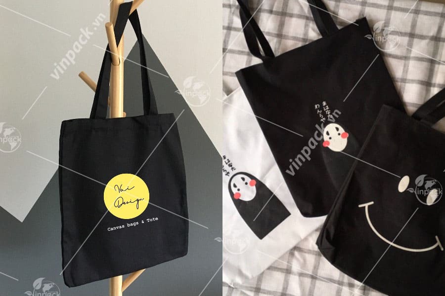 Túi vải bố - tote - canvas, tui vai bo - tote - canvas