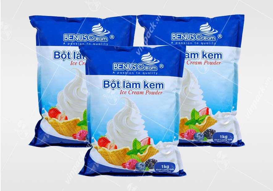 Bao bì đựng bột kem, bao bi dung bot kem