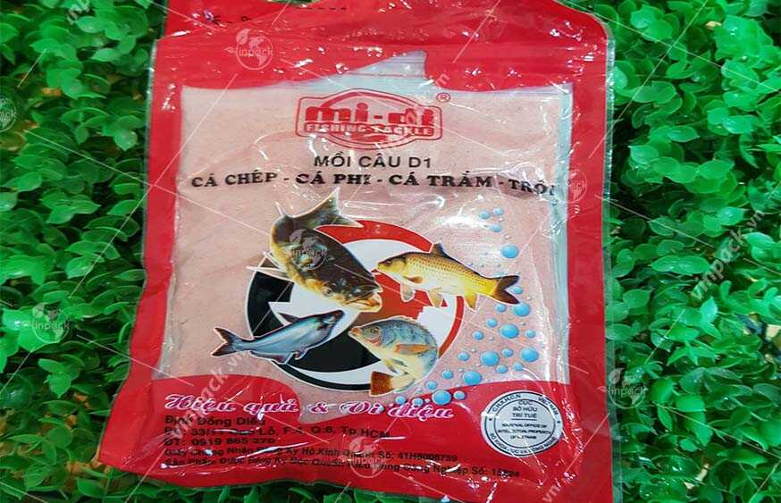 Bao bì đựng mồi câu cá, bao bi dung moi cau ca