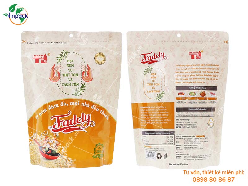 Seasoning powder packaging