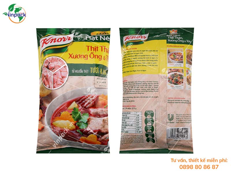 Seasoning powder packaging