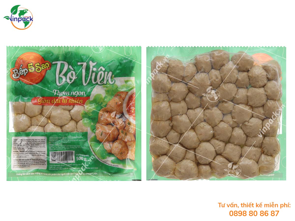 Beef balls packaging