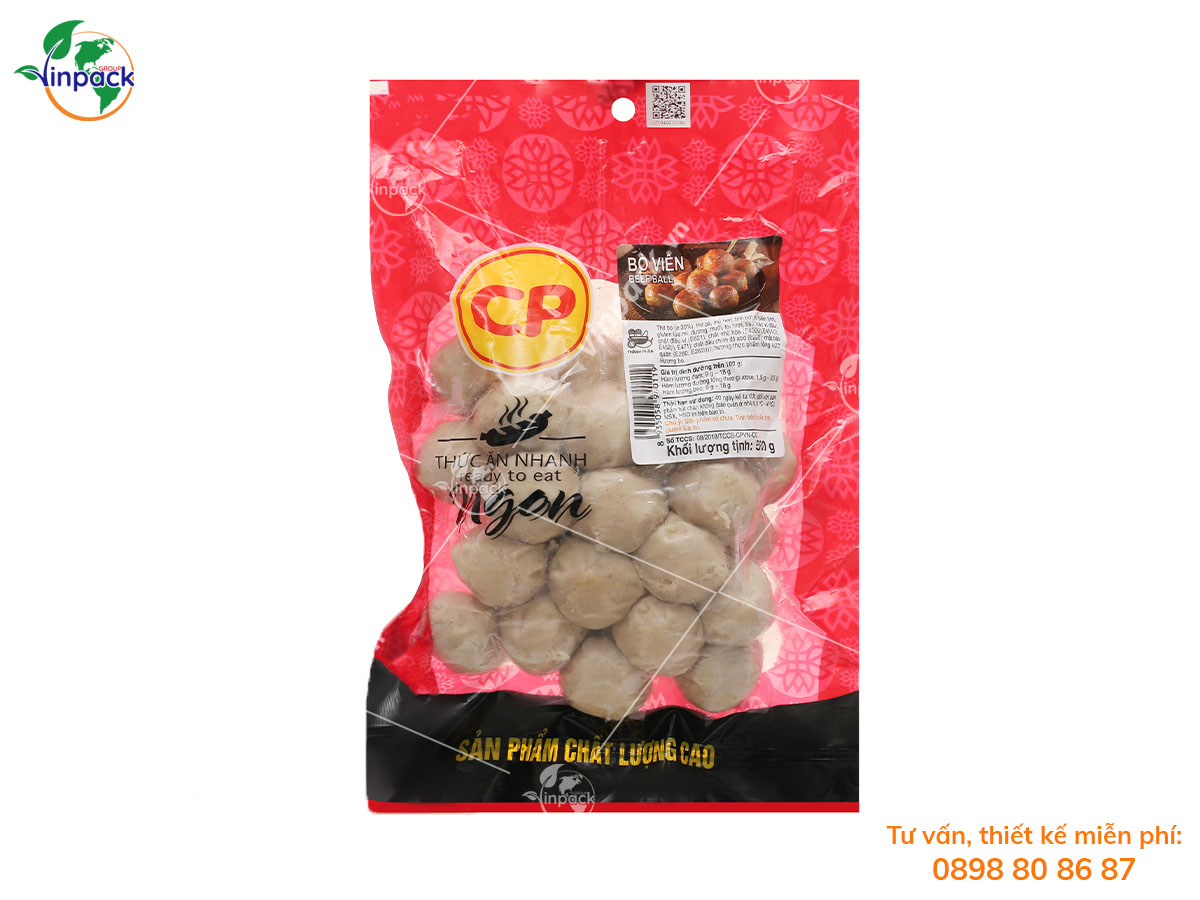 Beef balls packaging