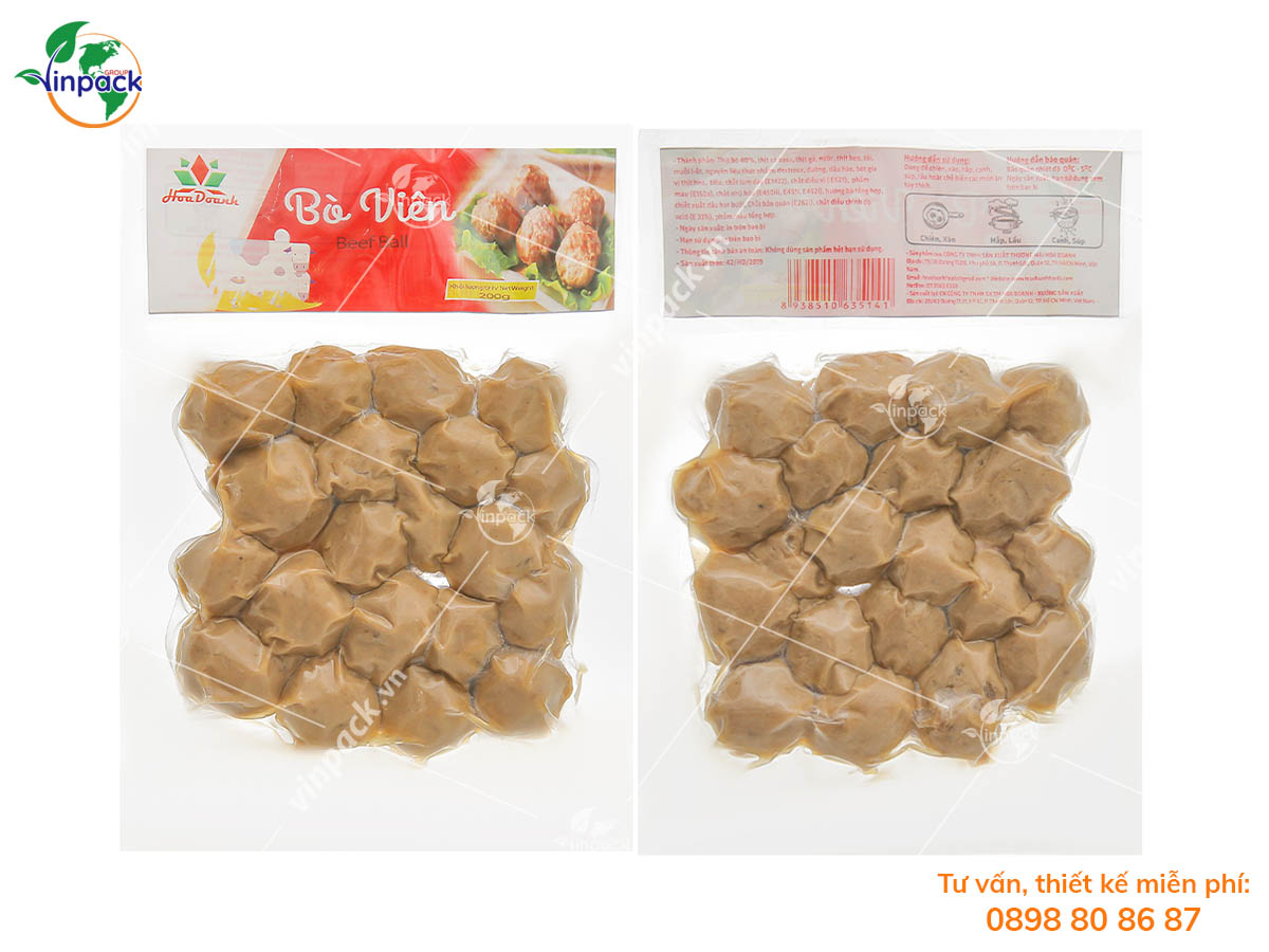 Beef balls packaging