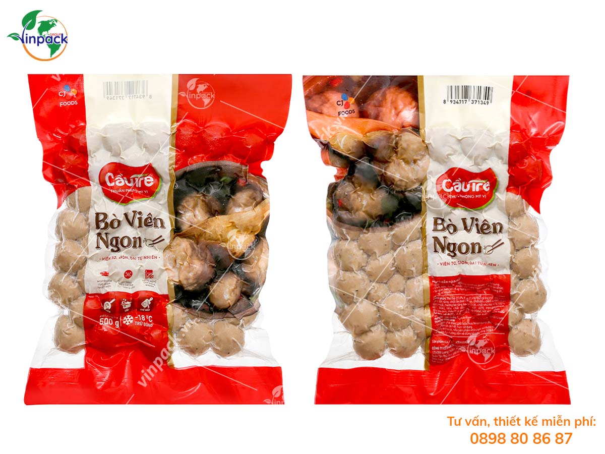 Beef balls packaging