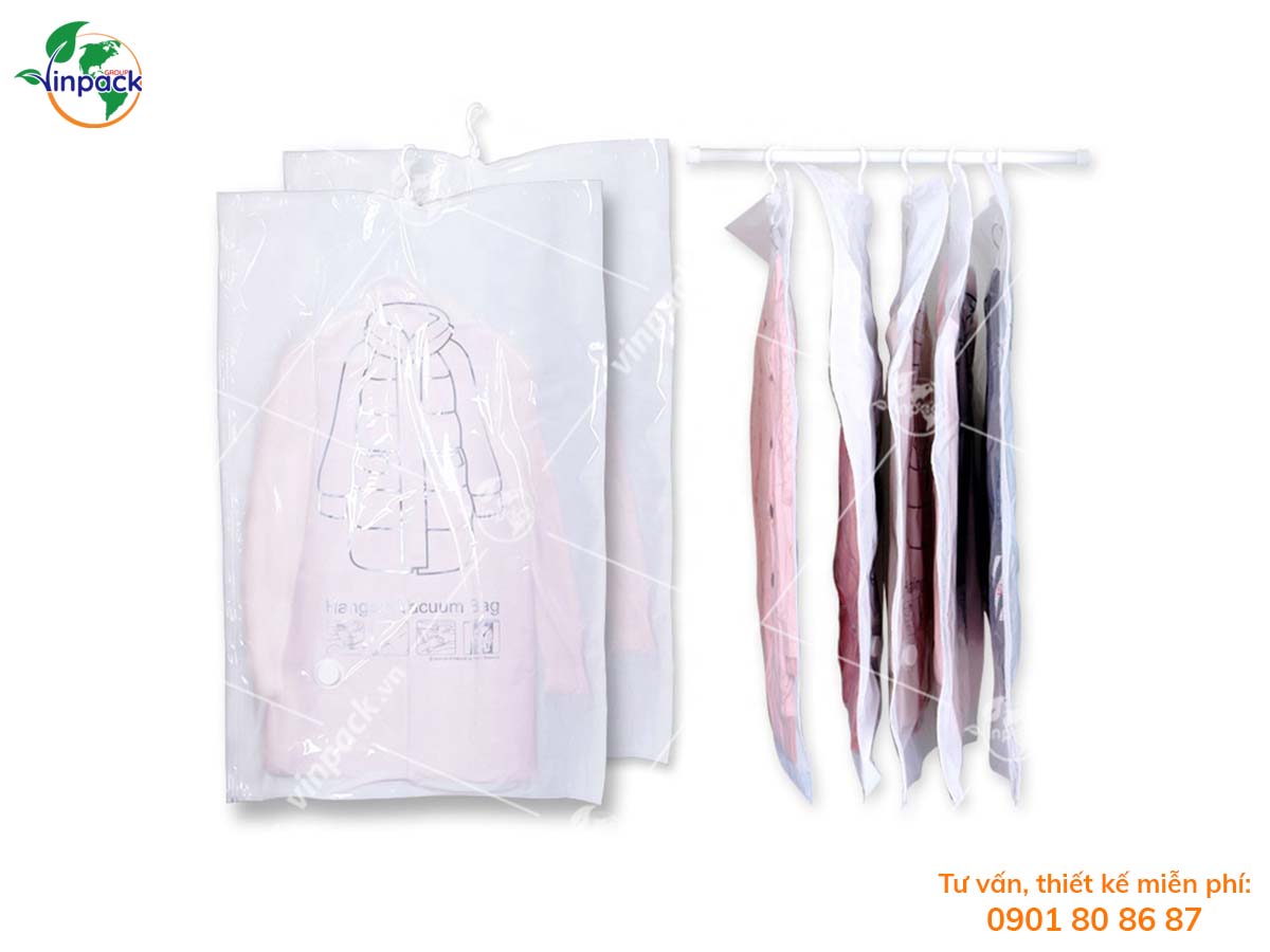 Clothes vacuum bag