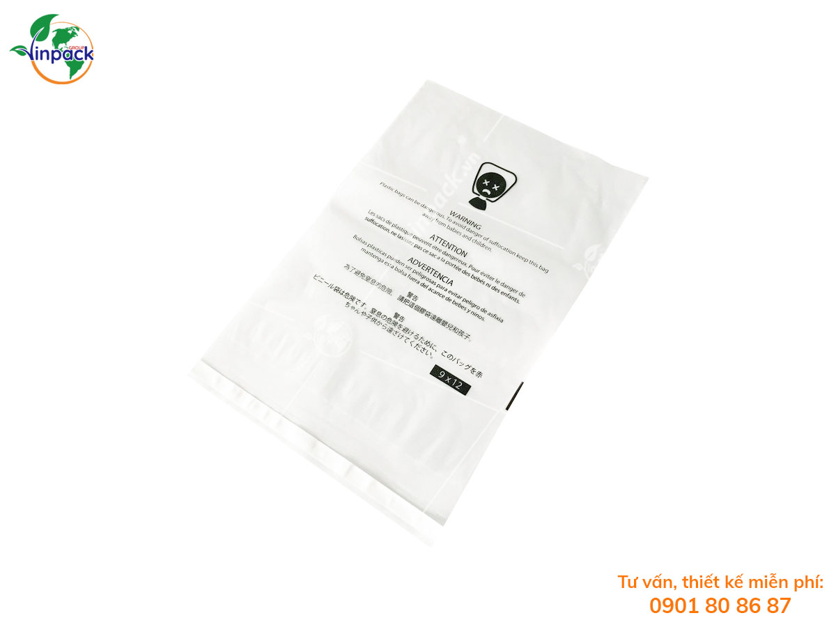 Plastic PE self adhesive resealable bag