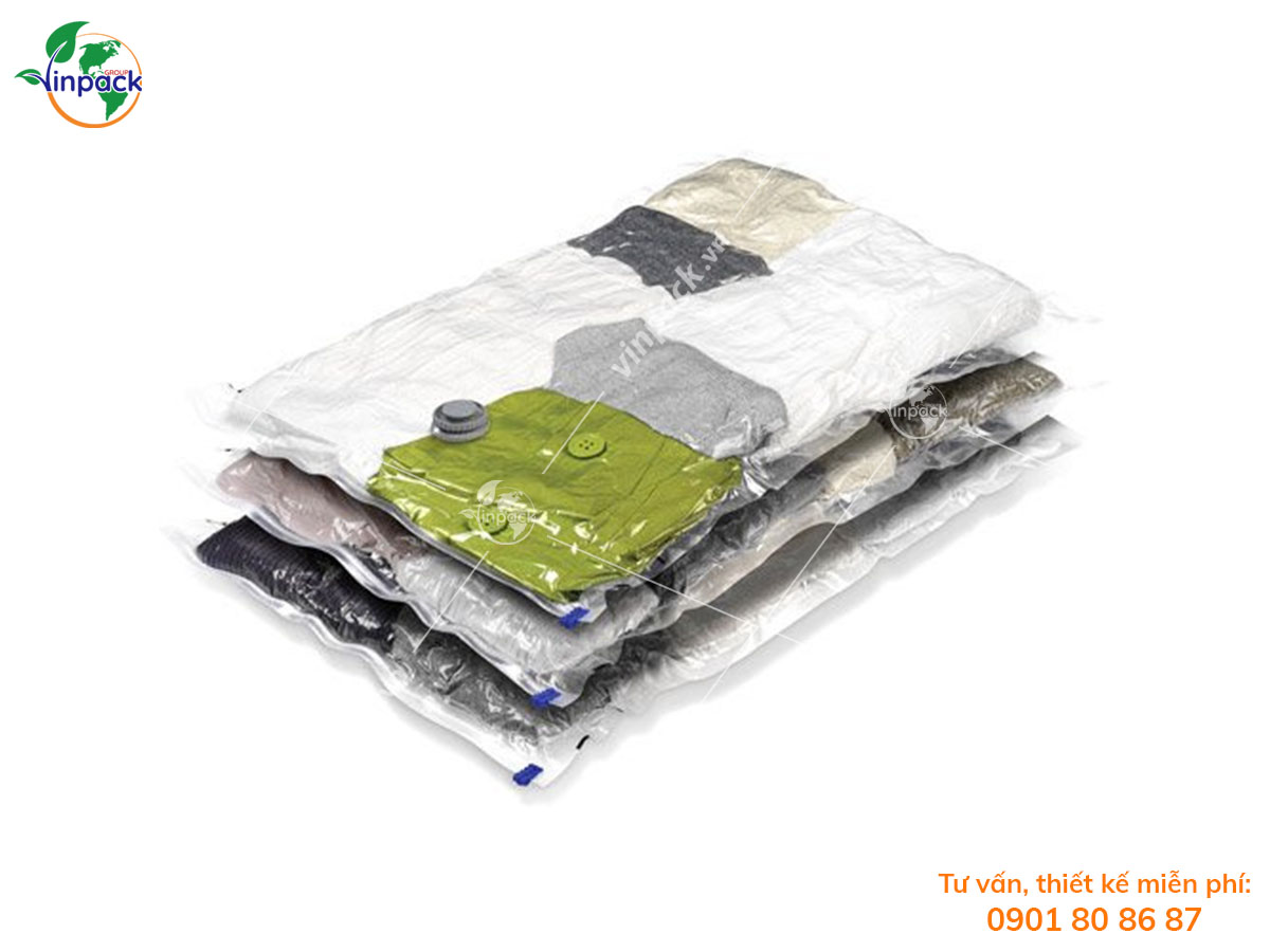 Clothes vacuum bag