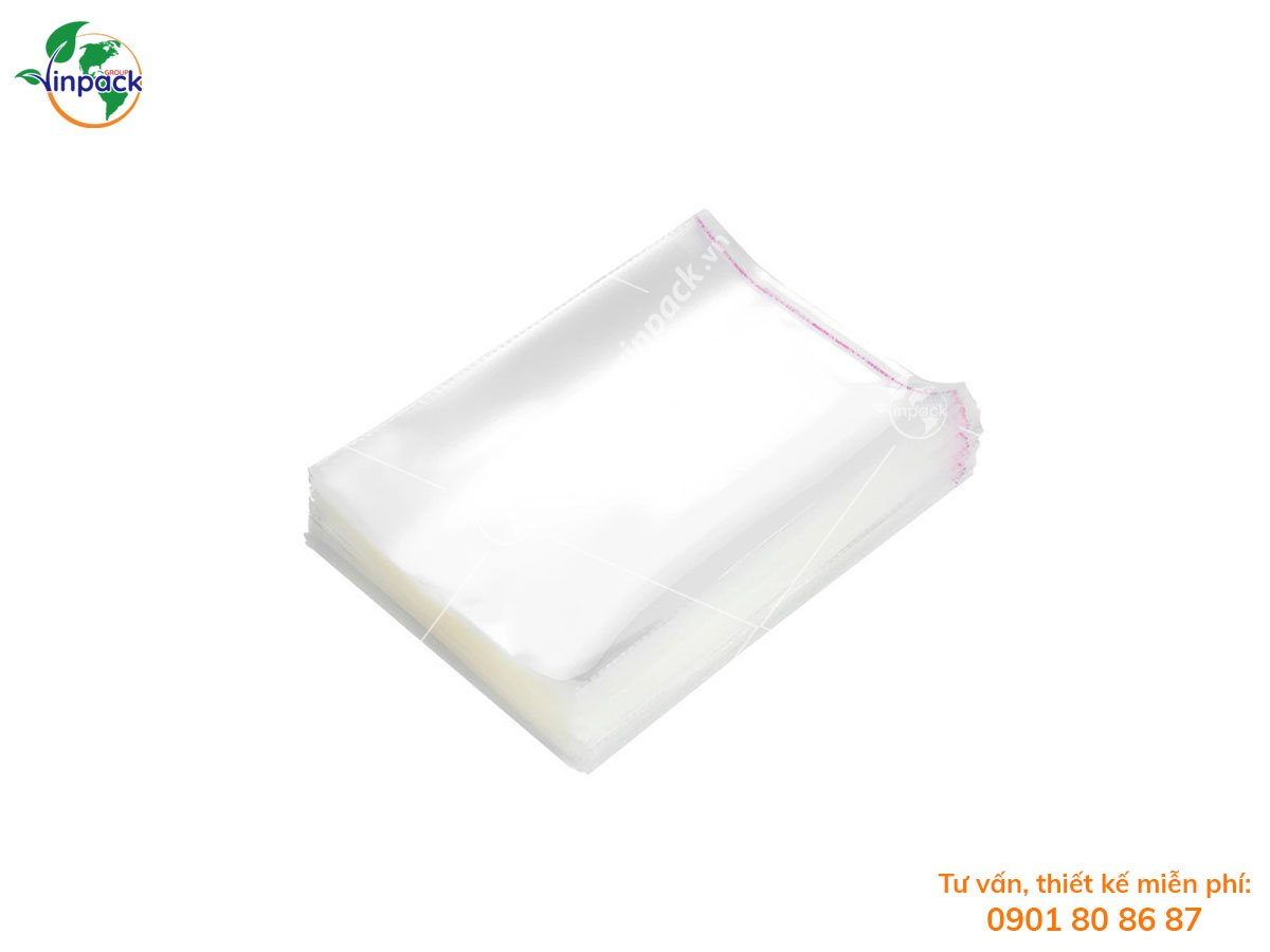 Plastic PE self adhesive resealable bag