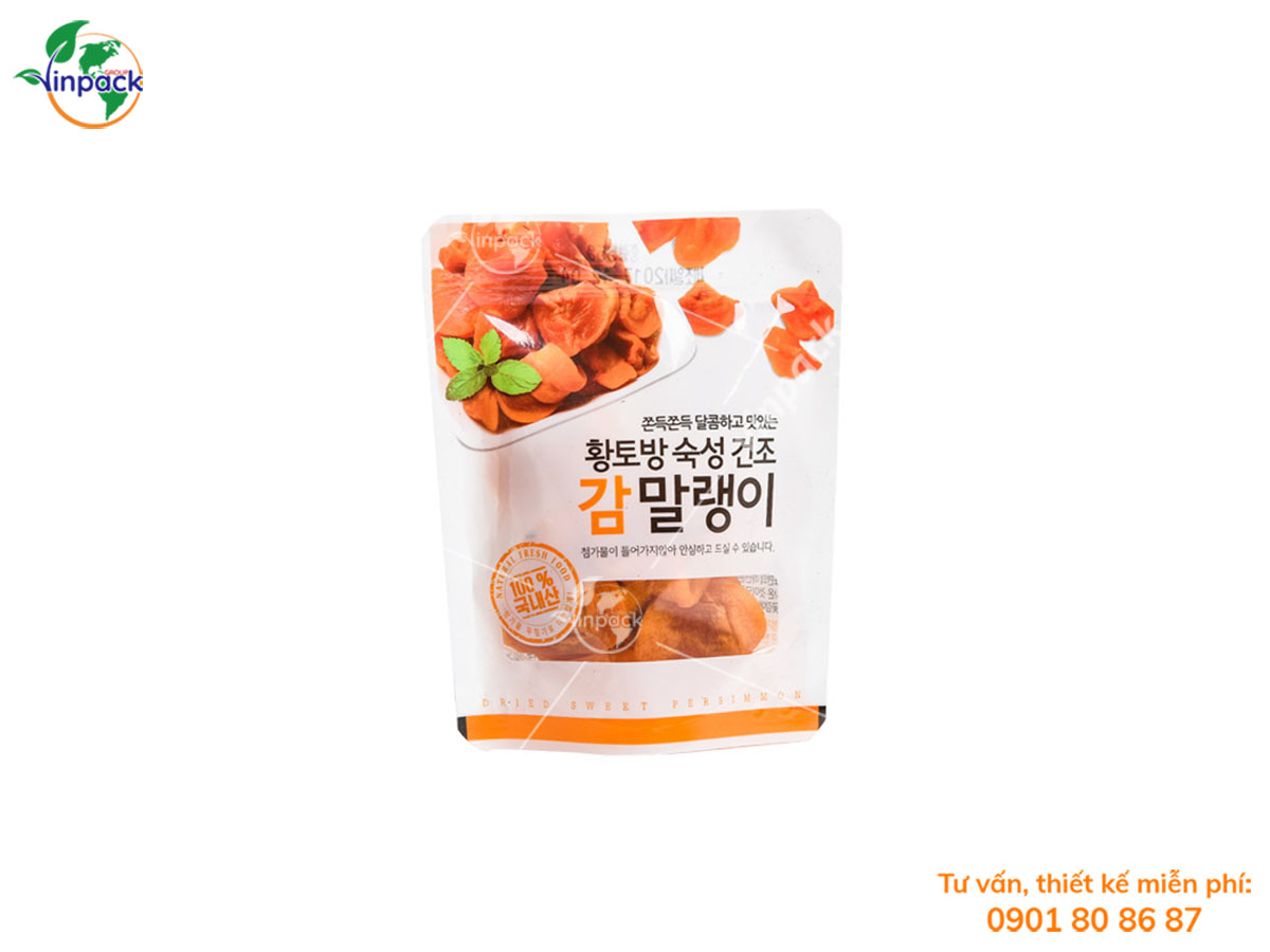 Dried persimmon packaging