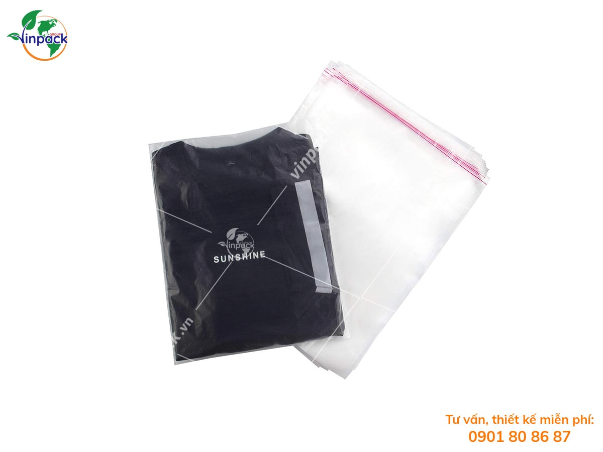 Printed plastic shopping bags