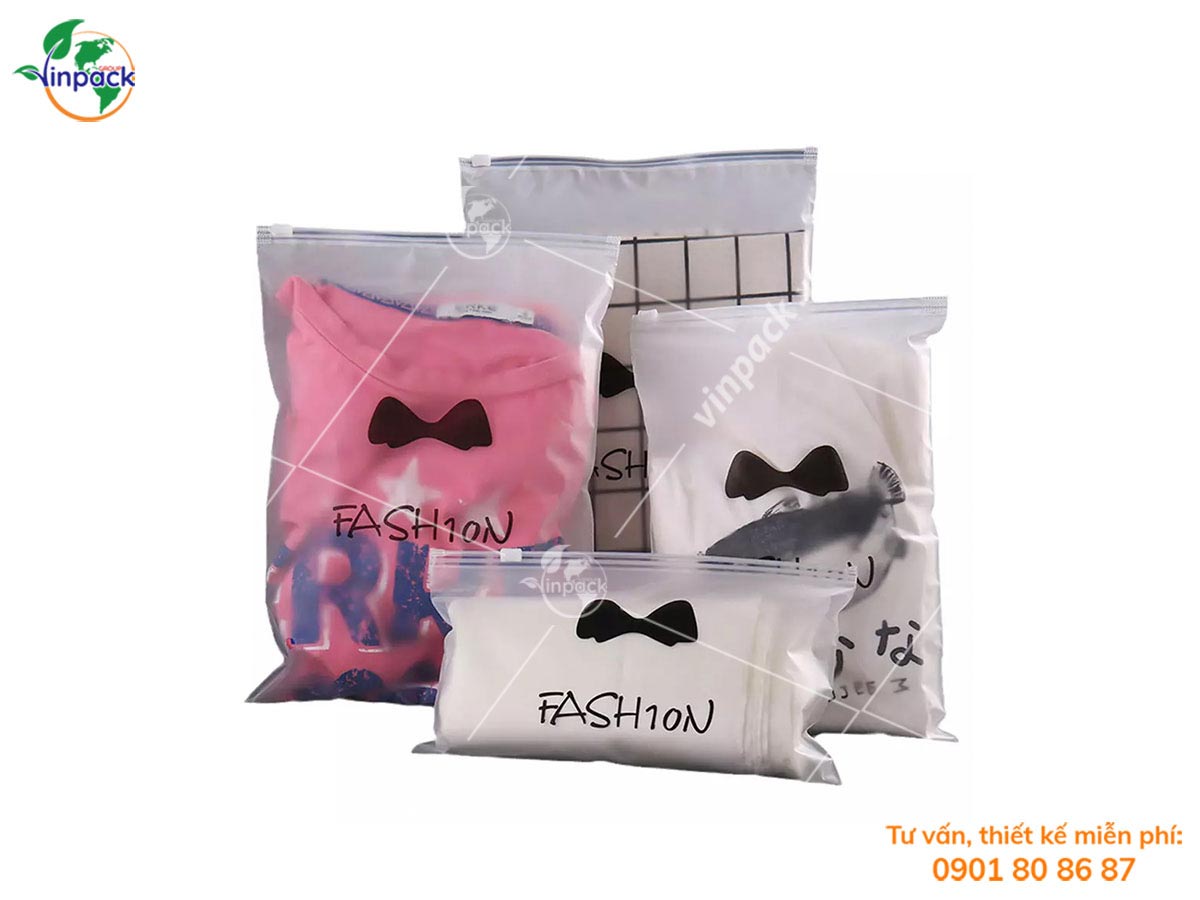 Printed plastic shopping bags