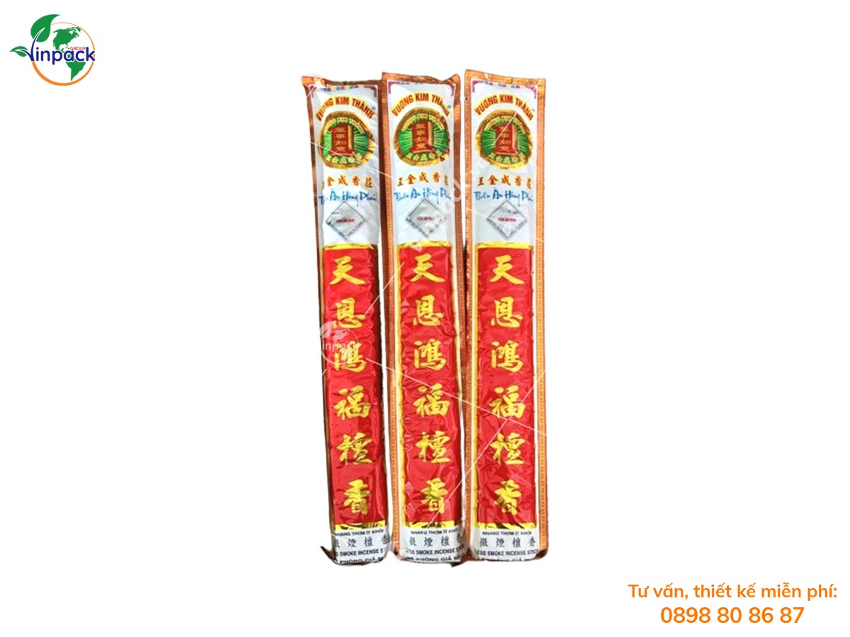 Incense stick pouch packaging