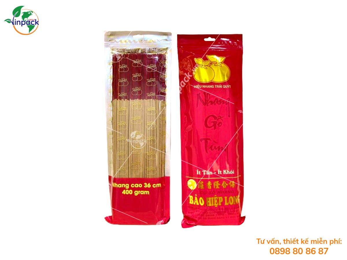 Incense stick pouch packaging