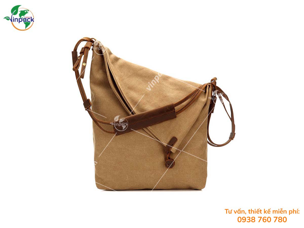 Canvas crossbody bag