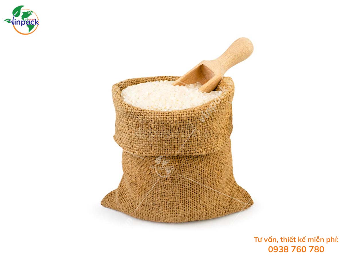 Jute rice bag