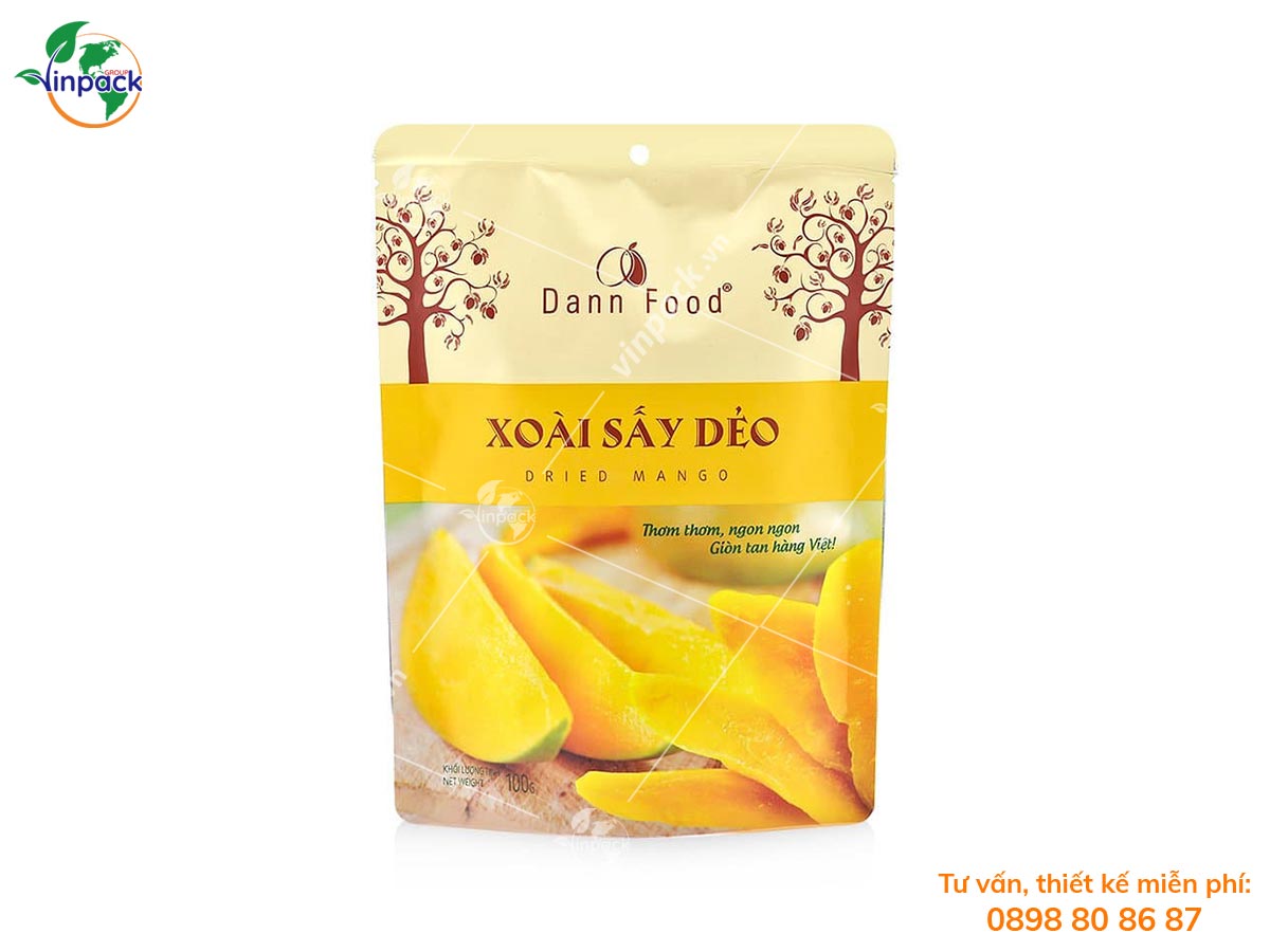 Dried mango packaging