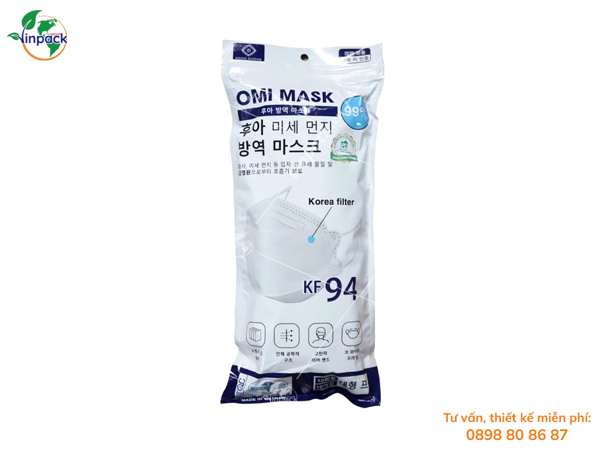 Mask packaging bag