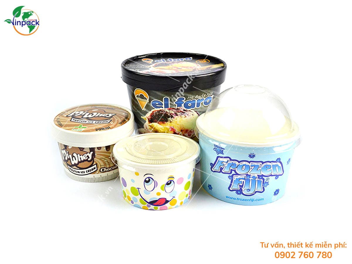 Ice cream paper cups