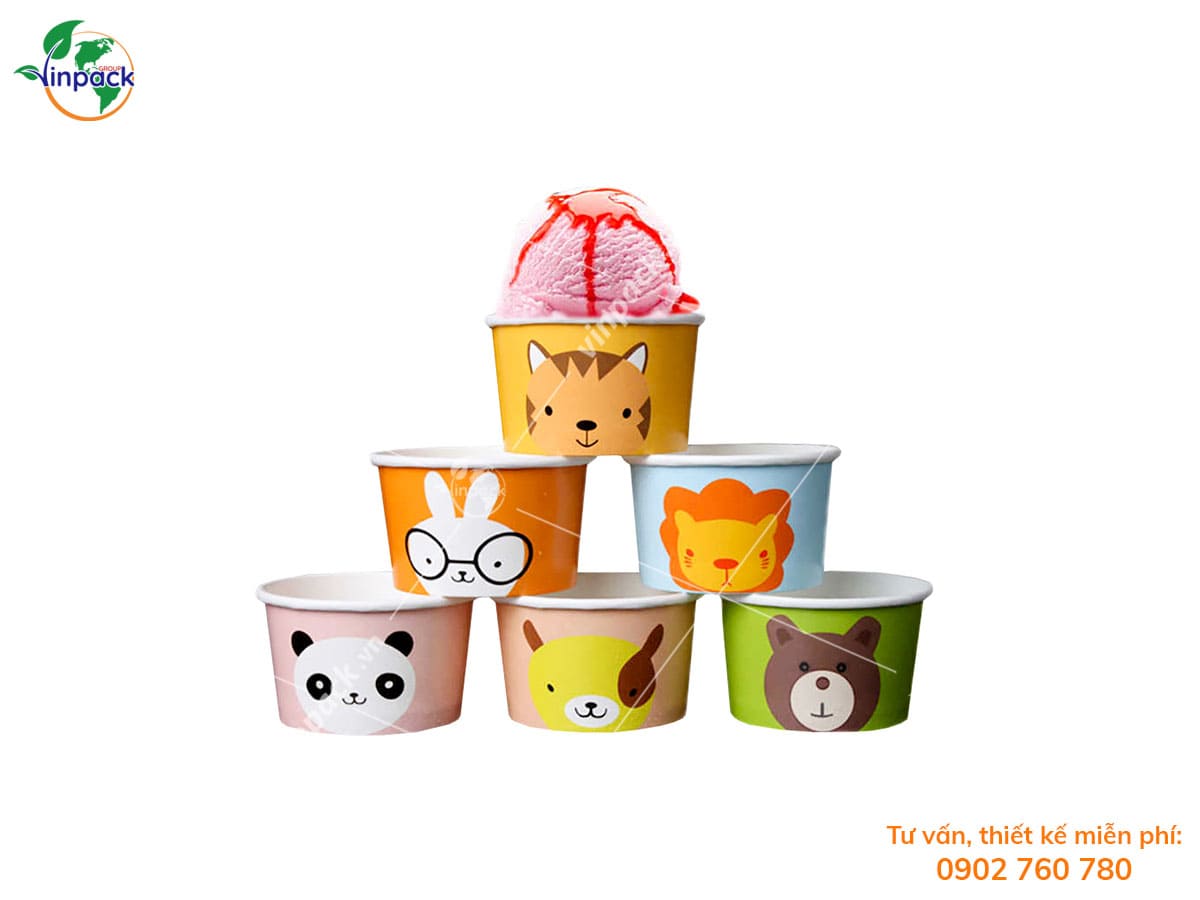 Ice cream paper cups