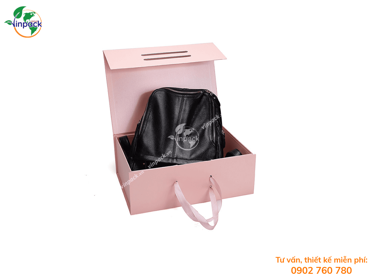 Paper box for handbag