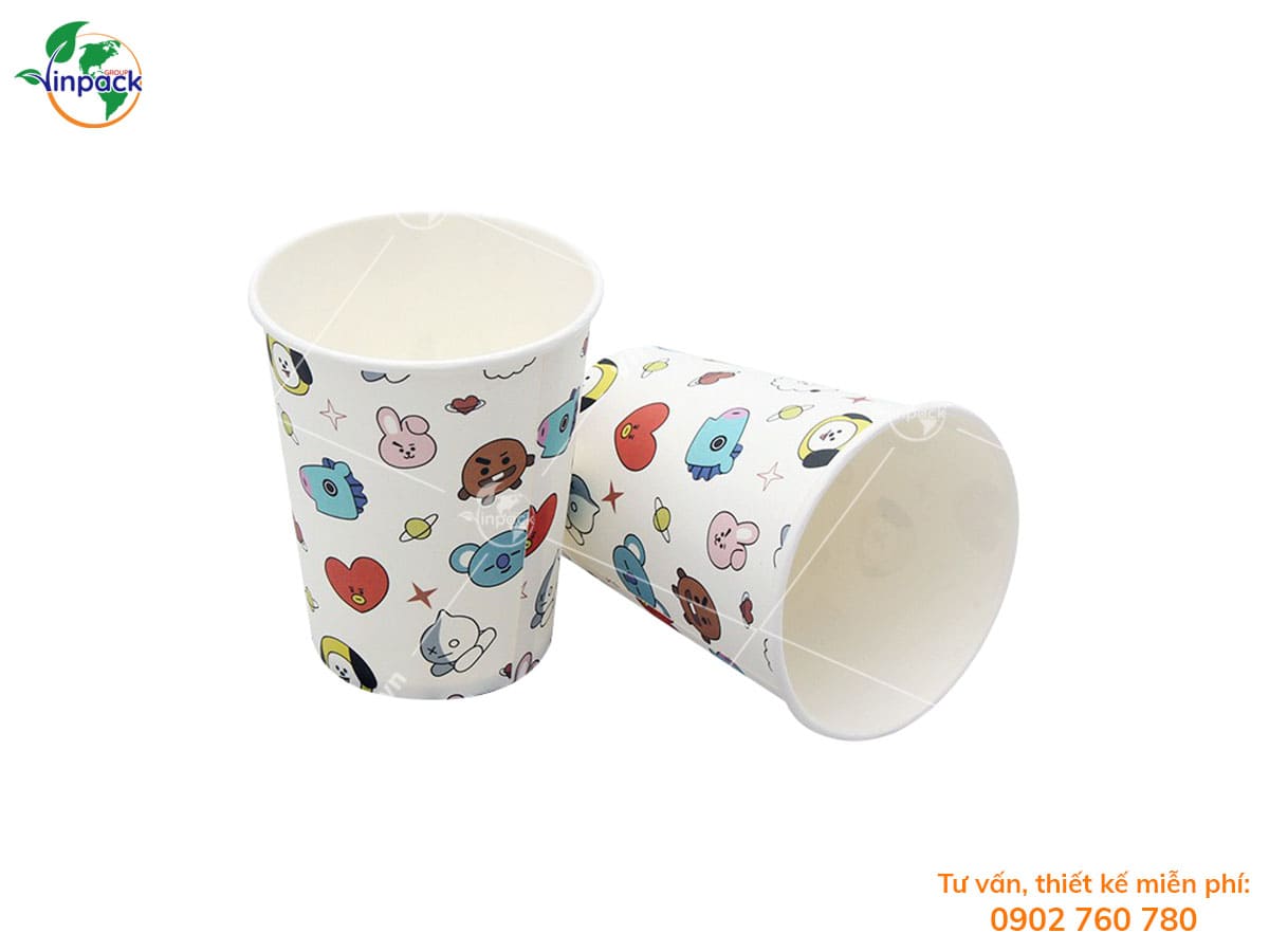 Milk tea paper cups