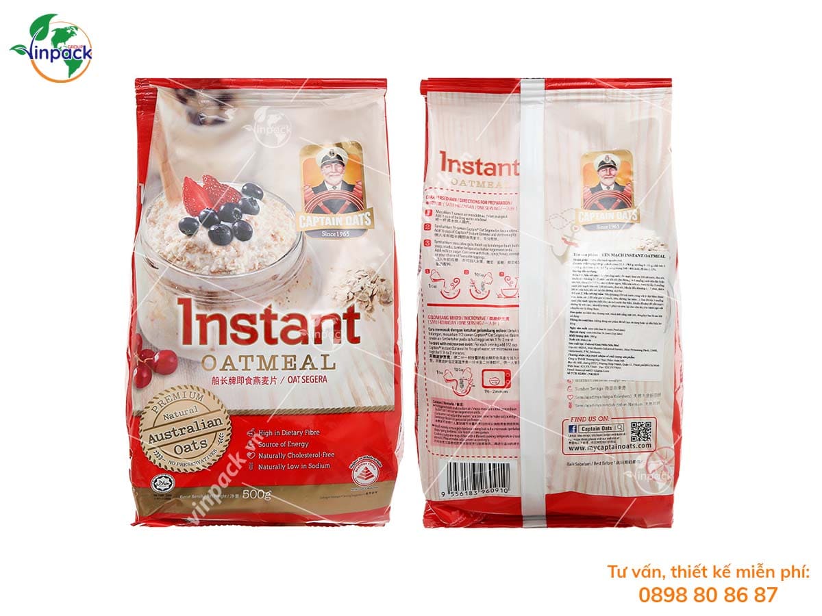 Cereal pouch packaging