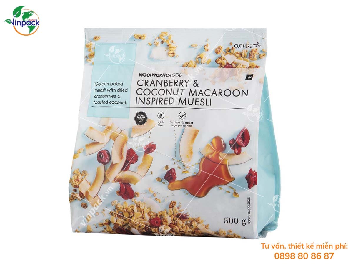 Cereal pouch packaging