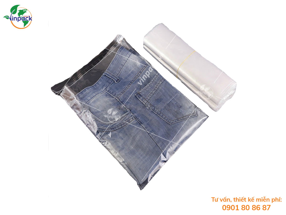 Plastic PE self adhesive resealable bag