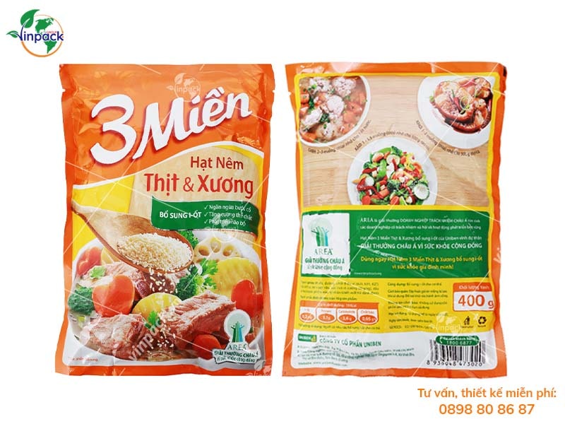 Seasoning powder packaging