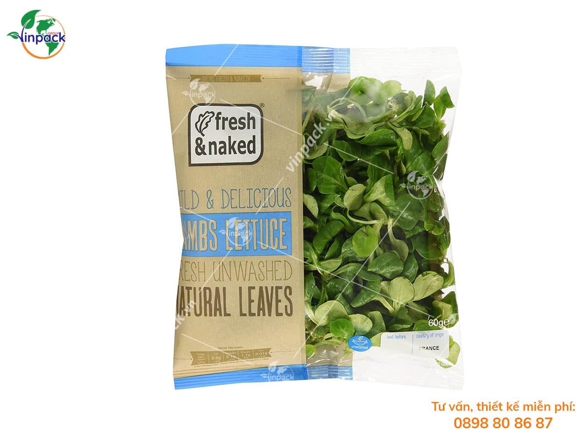 Fresh vegetable packaging