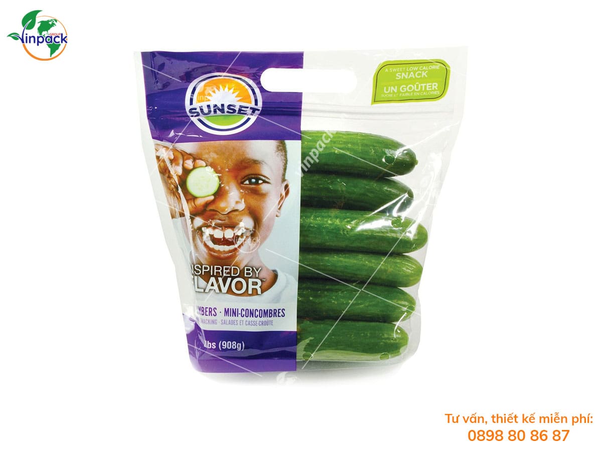 Fresh vegetable packaging