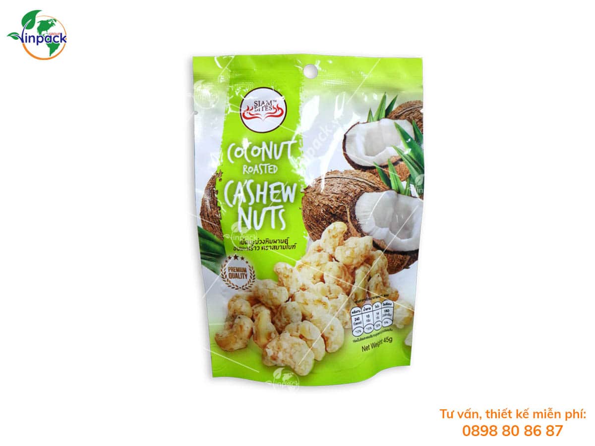 Cashew pouch packaging