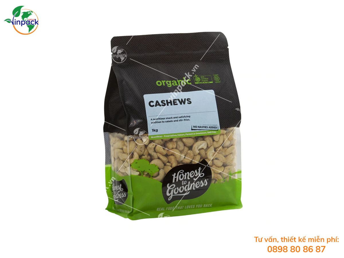 Cashew pouch packaging