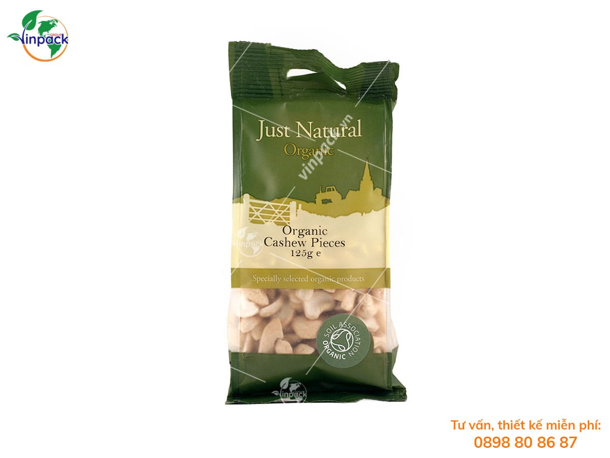 Cashew pouch packaging