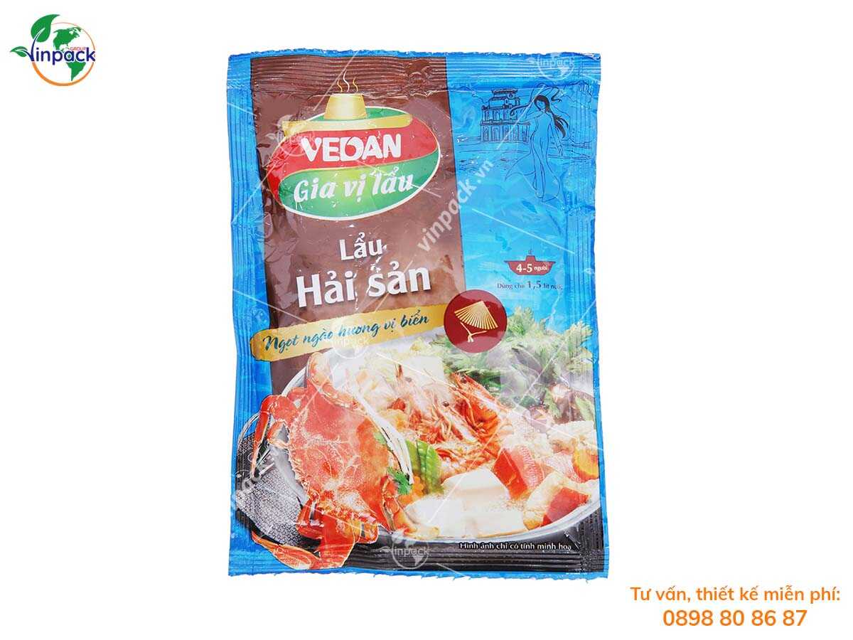 Hot pot soup packaging bag