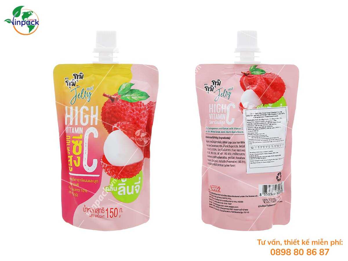 Juice packaging bag