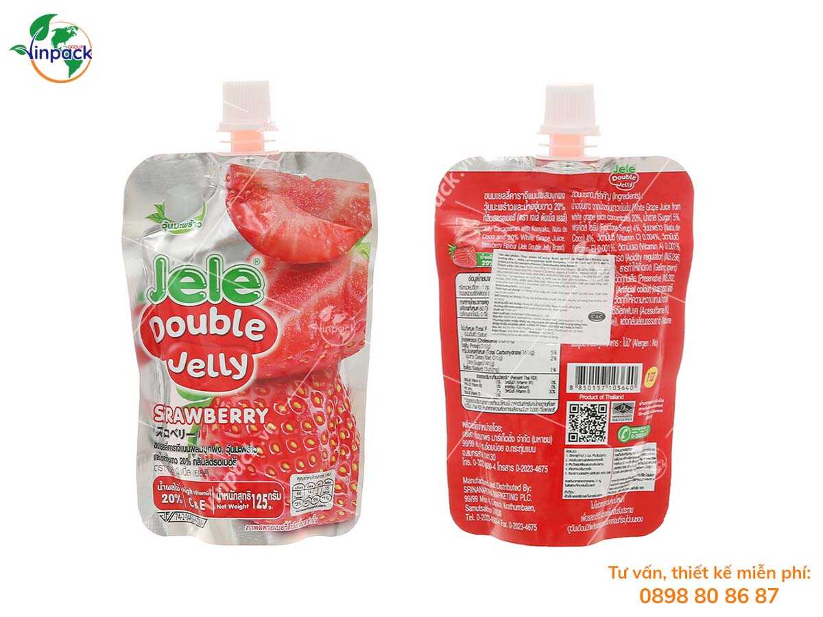 Juice packaging bag