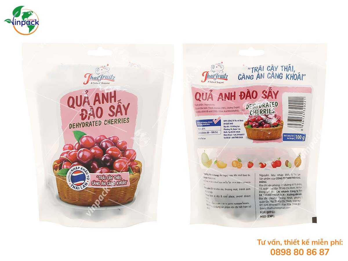 Dried fruit packaging