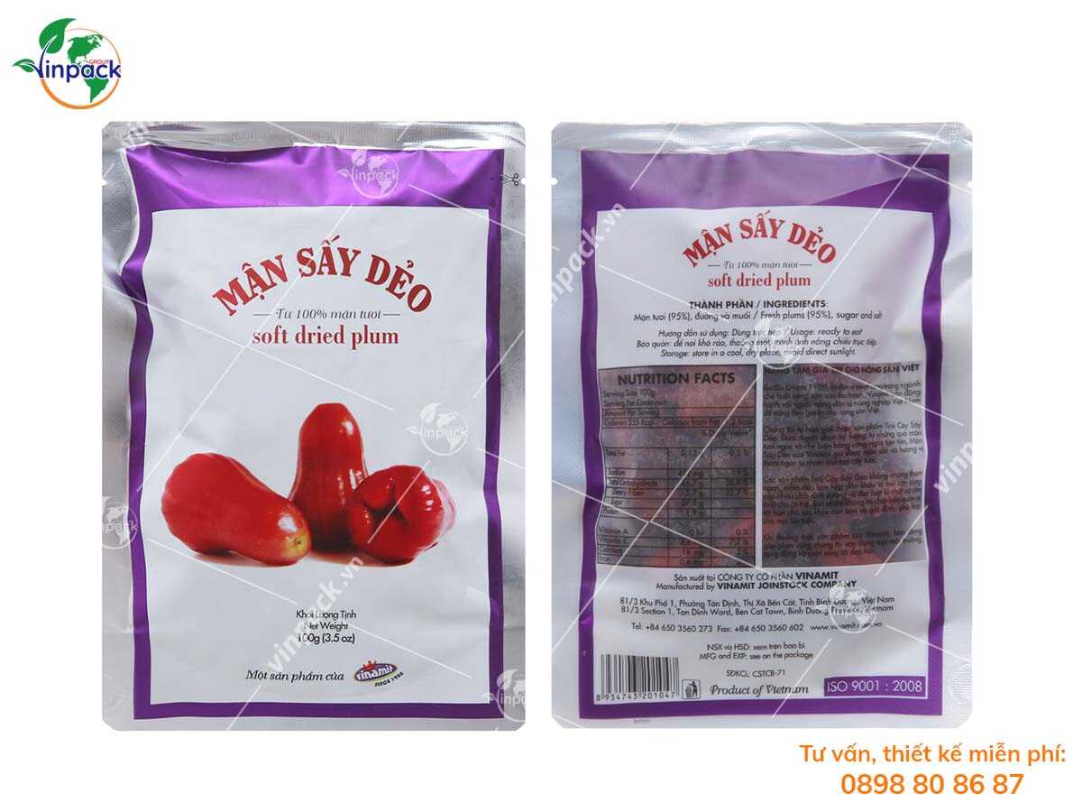 Dried fruit packaging