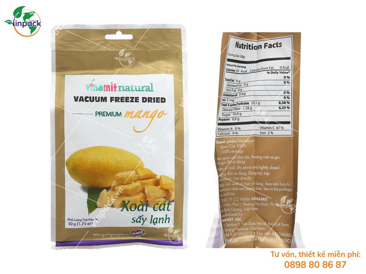 Dried fruit packaging