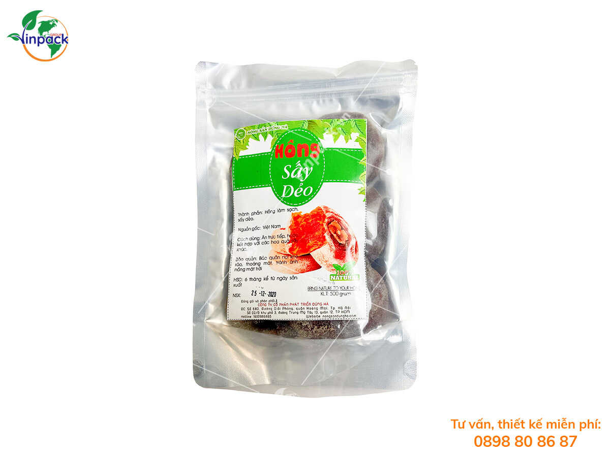 Dried persimmon packaging