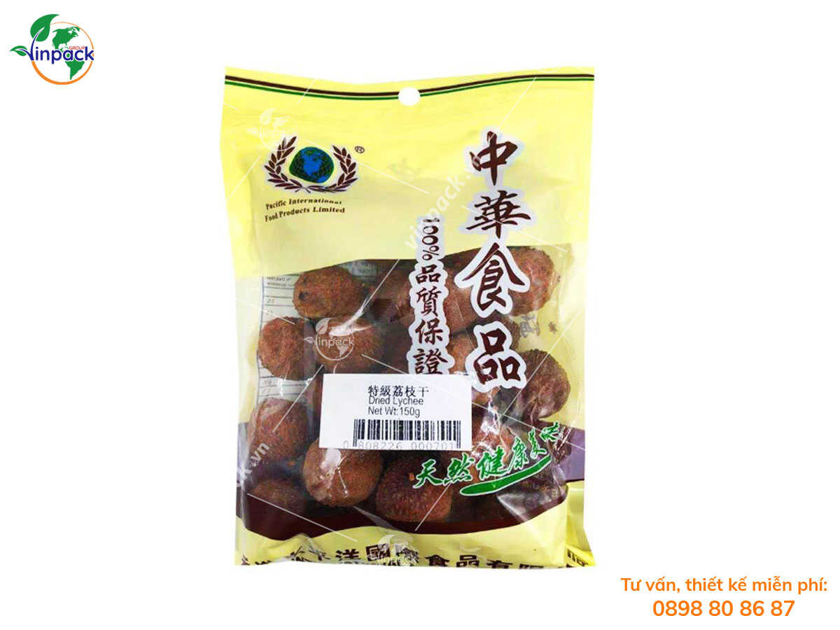 Dried lychee packaging