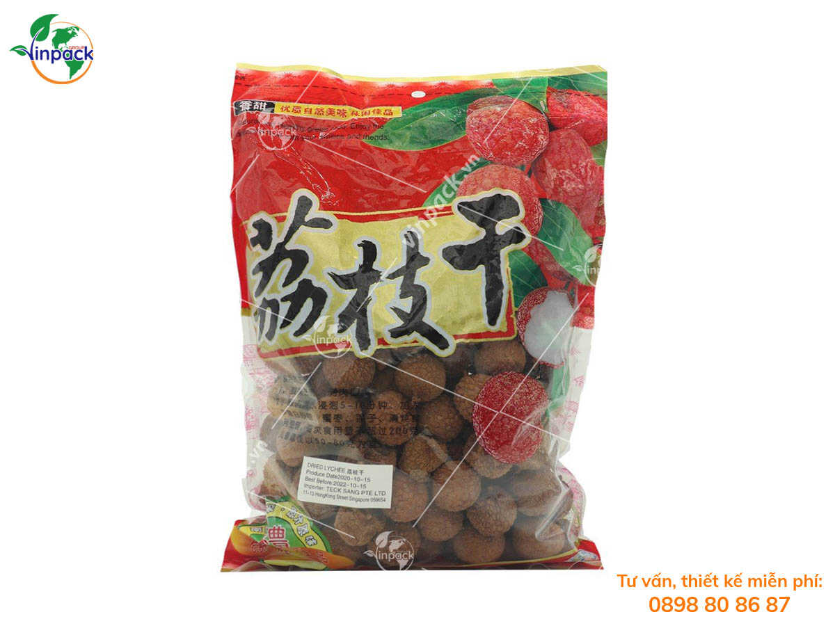 Dried lychee packaging