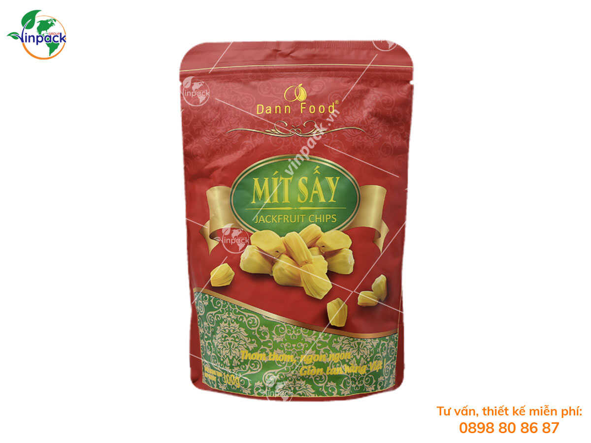 Dried jackfruit packaging