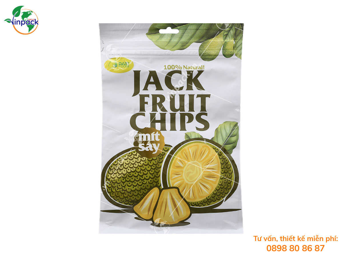 Dried jackfruit packaging