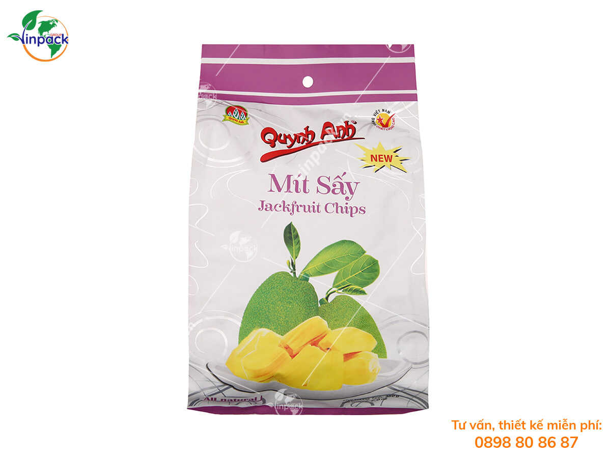 Dried jackfruit packaging